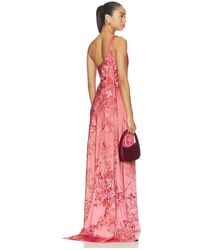 Hemant & Nandita - One Shoulder Sash Dress - Lyst