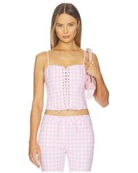 LoveShackFancy - Bensen Bustier - Lyst