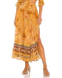 spell lionheart maxi skirt