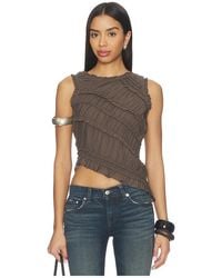 Free People - Sands Smocked Top - Lyst