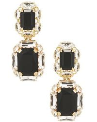 Anton Heunis - Omega Clasp Double Square Earrings - Lyst