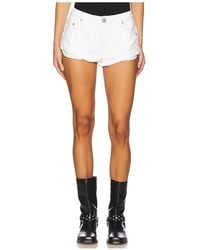One Teaspoon - Bandits Low Waist Denim Short - Lyst