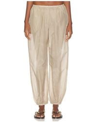 DONNI. - The Silk Cotton Sheer Balloon Pant - Lyst