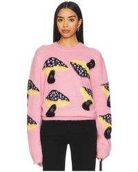 MSGM - Fantasy Mushroom Sweater - Lyst
