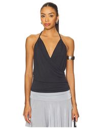 geel - Julian Halter Top - Lyst