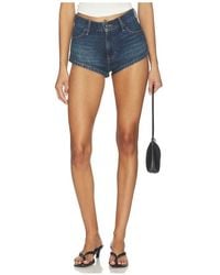Free People - X We The Free X Revolve Maybel Micro Denim Short - Lyst