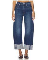 Mother - The Half Pipe Ankle Cuff Fray Jeans - Lyst