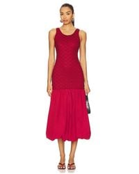 Bardot - X Revolve Melody Lace Poplin Maxi Dress - Lyst