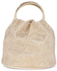 OLGA BERG - Mabel Crystal Top Handle Bag - Lyst