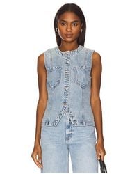 Pistola - Gia Fitted Collar Vest - Lyst