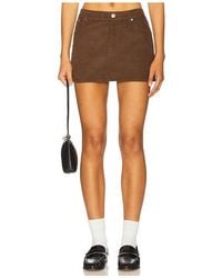 EB DENIM - Cherry Mini Skirt - Lyst