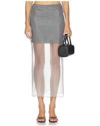Line & Dot - X Revolve Denman Midi Skirt - Lyst
