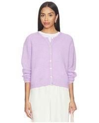 American Vintage - Chaqueta De Punto Cuello Redondo En Color Lavanda Talla (También En M) - Lyst