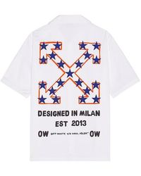 Off-White c/o Virgil Abloh - Camisa En Color Blanco Talla (También En 52) - Lyst