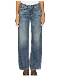 Rag & Bone - Cam Low Rise Relaxed Straight Jeans - Lyst