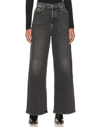7 For All Mankind - JEAN TAILLE HAUTE JAMBES LARGES ZOEY - Lyst
