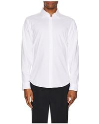 Theory - Sylvain Structure Knit Shirt - Lyst
