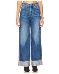 Veronica Beard - High-Rise-Jeans Mit Weitem Bein Taylor - Lyst