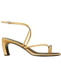 Tory Burch - Pierced Strappy Heel Sandal - Lyst