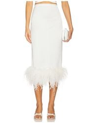 Milkwhite - Falda En Color Blanco Talla (También En M, S, Xs) - Lyst