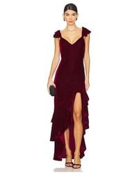Tularosa - Camille Velvet Gown - Lyst