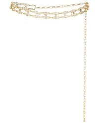 Ettika - Double Crystal Chain Link Belt - Lyst