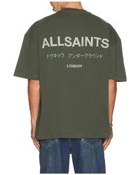 AllSaints - Underground Tee - Lyst