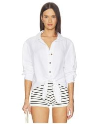 Sanctuary - More Love Linen Tie Top - Lyst