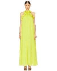 PATBO - Hand Embroidered Flower Gown - Lyst