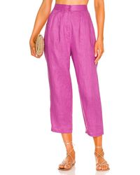 Adriana Degreas Solid Carrot Pants - Pink