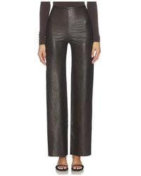 Commando - Faux Leather Wide Leg Pant - Lyst