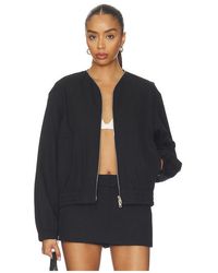 Alexander Wang - Chaqueta Coaches With Continuous Loop Zipper En Color Negro Talla (También En Xs, S, M) - Lyst