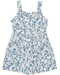 Polo Ralph Lauren - Sleeveless Cotton Pineapple Printed Day Dress - Lyst