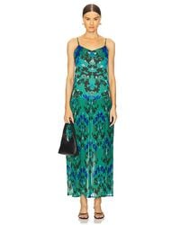 Agua Bendita - Maxivestido Itsel En Color Verde Oscuro Talla (También En M, S, Xs) - Lyst
