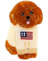 Solar Eclipse - Hand-Painted Americana Puppy Claw Hair Clip - Lyst