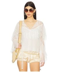 LoveShackFancy - Afton Blouse - Lyst