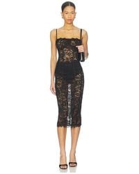 MORE TO COME Micah Corset Dress in White | Lyst