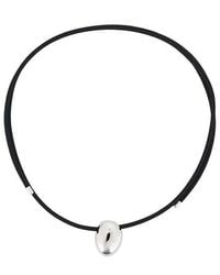 CENDRE - Collar Colgante Jean En Color Plateado Metálico Talla - Lyst