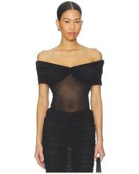 SER.O.YA - Top Malla Imelda En Color Negro Talla (También En M, S, Xl, Xs, Xxs) - Lyst