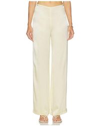 Bardot - Devin Mid Rise Satin Pant - Lyst
