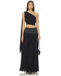 Posse - Top De Un Solo Hombro Solene En Color Negro Talla (También En M, S, Xs, Xxs) - Lyst