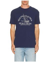 Polo Ralph Lauren - Sailing Polo Team Print T-Shirt - Lyst