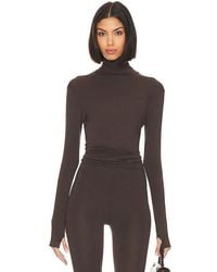Norma Kamali - Oberteil Turtle - Lyst