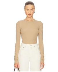 ÉTERNE - Long Sleeve Fitted Top - Lyst