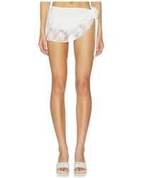 Frankie's Bikinis - X Paige Lorenze Cloud Nine Satin Sarong - Lyst