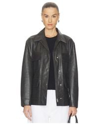GRLFRND - Dara Leather Jacket - Lyst