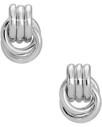 Heaven Mayhem - Pendientes Baby Knot En Metálico Talla En - Lyst