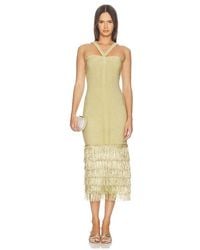 AMUR - Rosalina Knit Midi Dress - Lyst