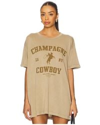 The Laundry Room - Champagne Cowboy Oversized Tee - Lyst
