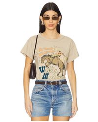 Daydreamer - Willie Nelson Horse Called Music Reverse Gf Tee - Lyst